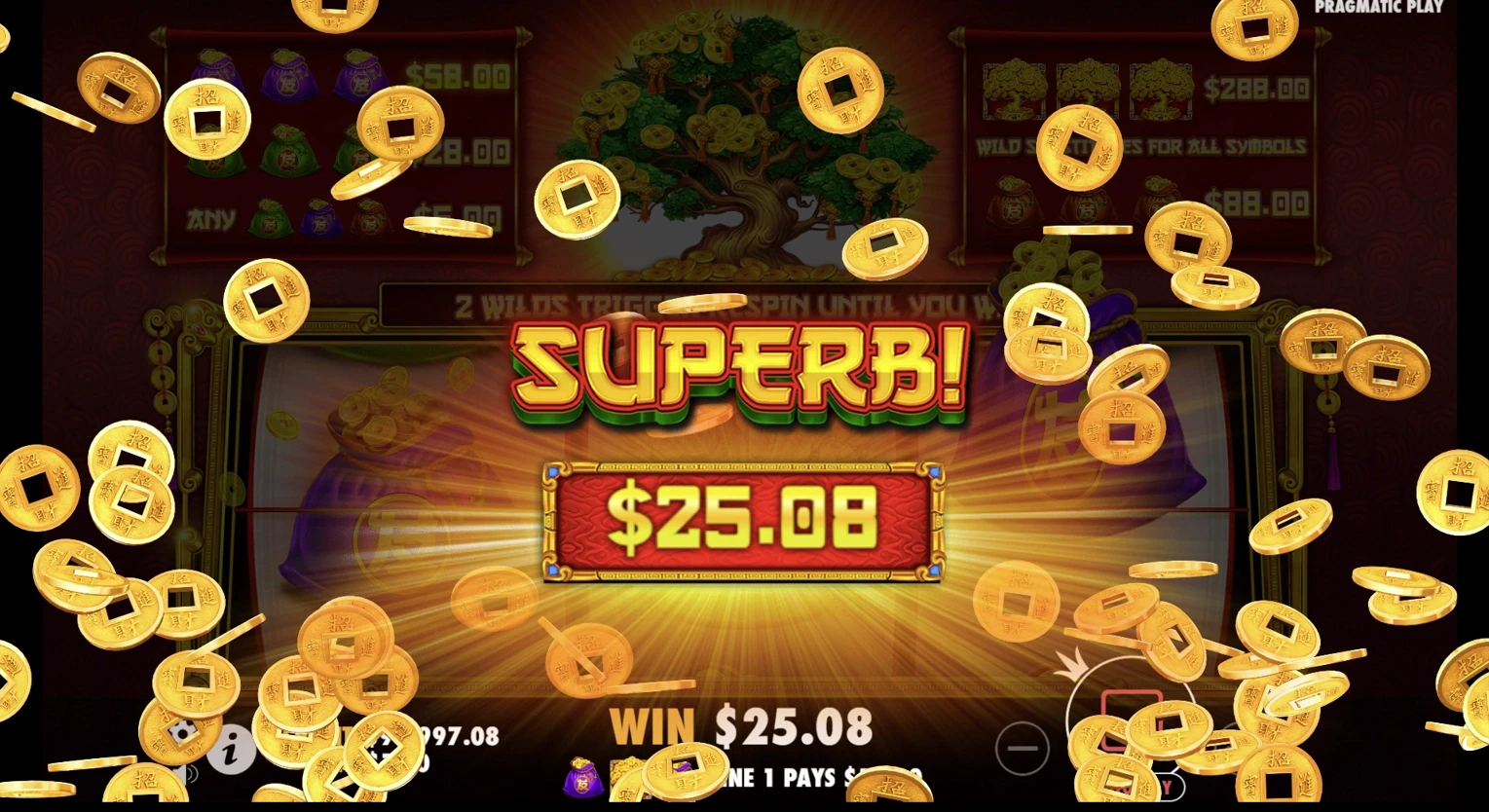 Tree of Riches Superb Win