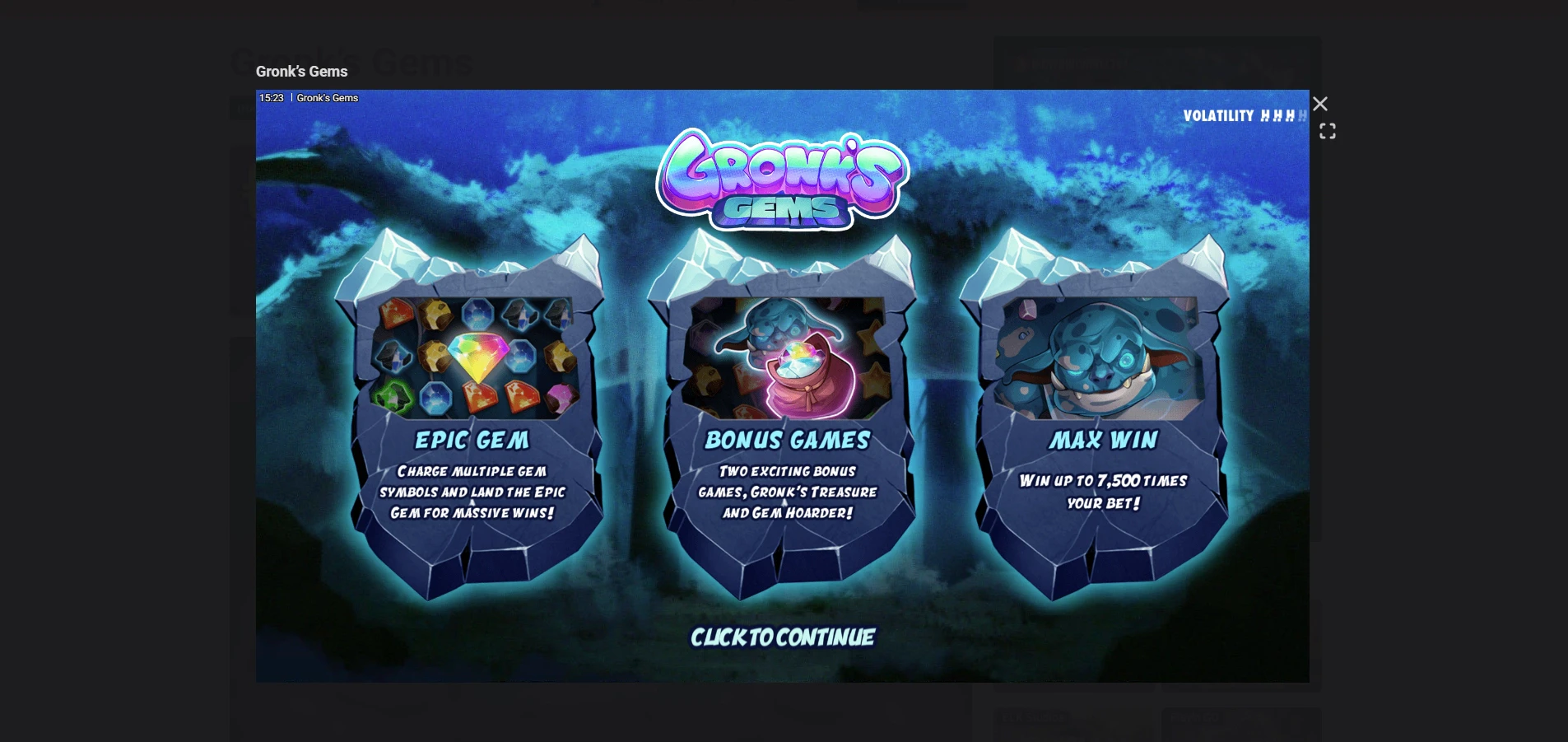 Gronk's Gems Bonuses and Features
