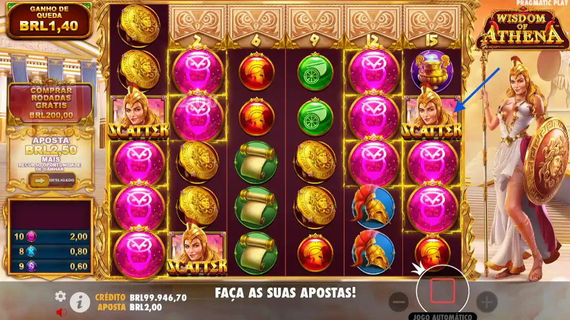 Scatter nos rolos