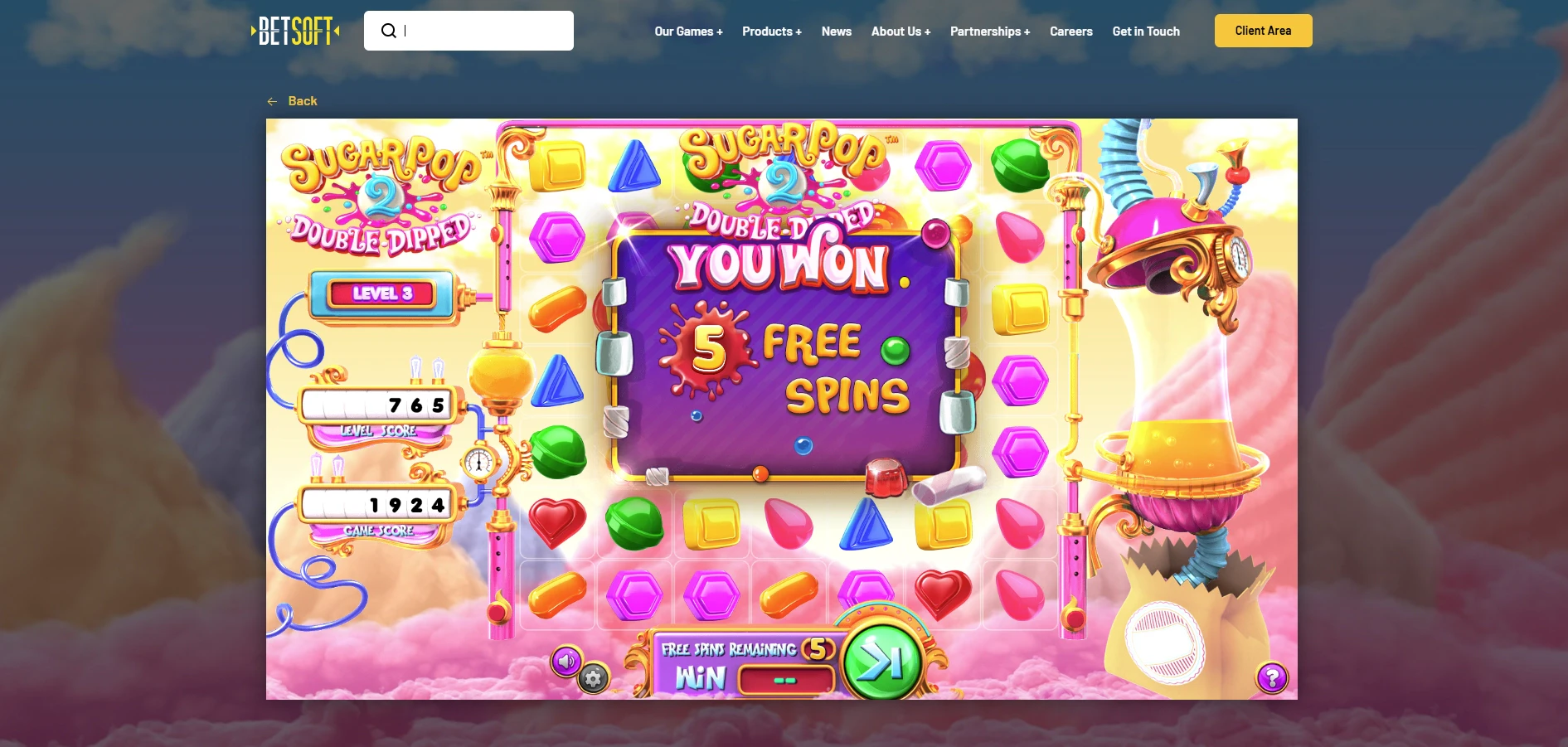 Sugar Pop 2: Double Dipped Free Spins