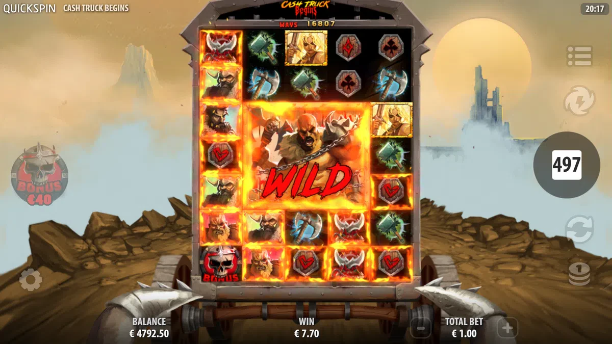 big wild sur cash truck begins