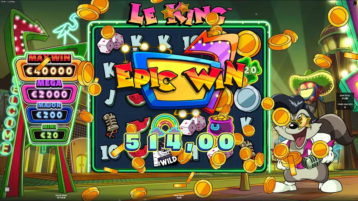 epic win sur le king