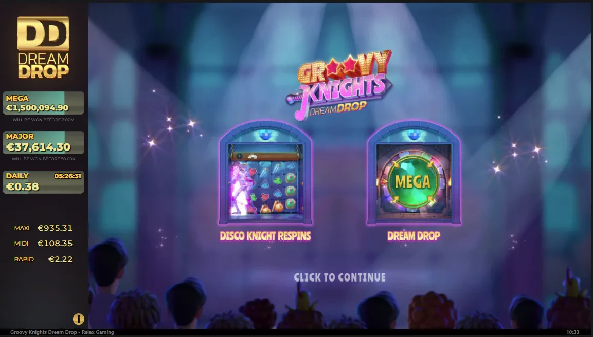 le dream drop dans groovy knights