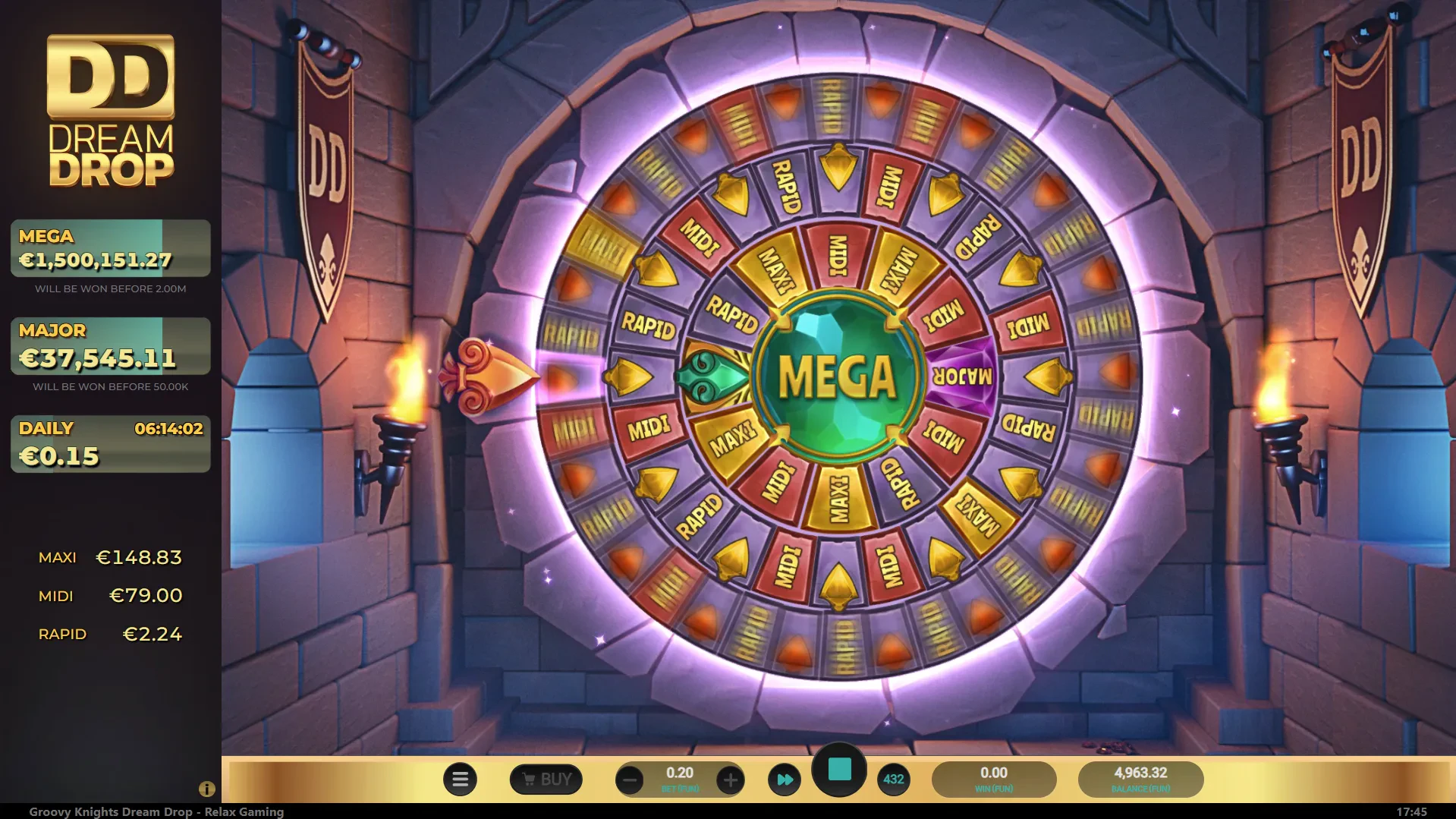 la roue du dream drop