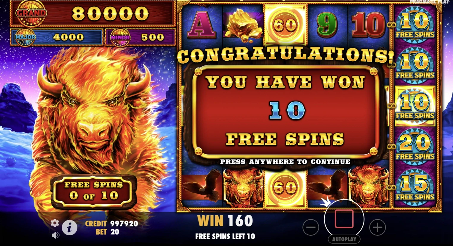 Fire Stampede by Pragmatic Play