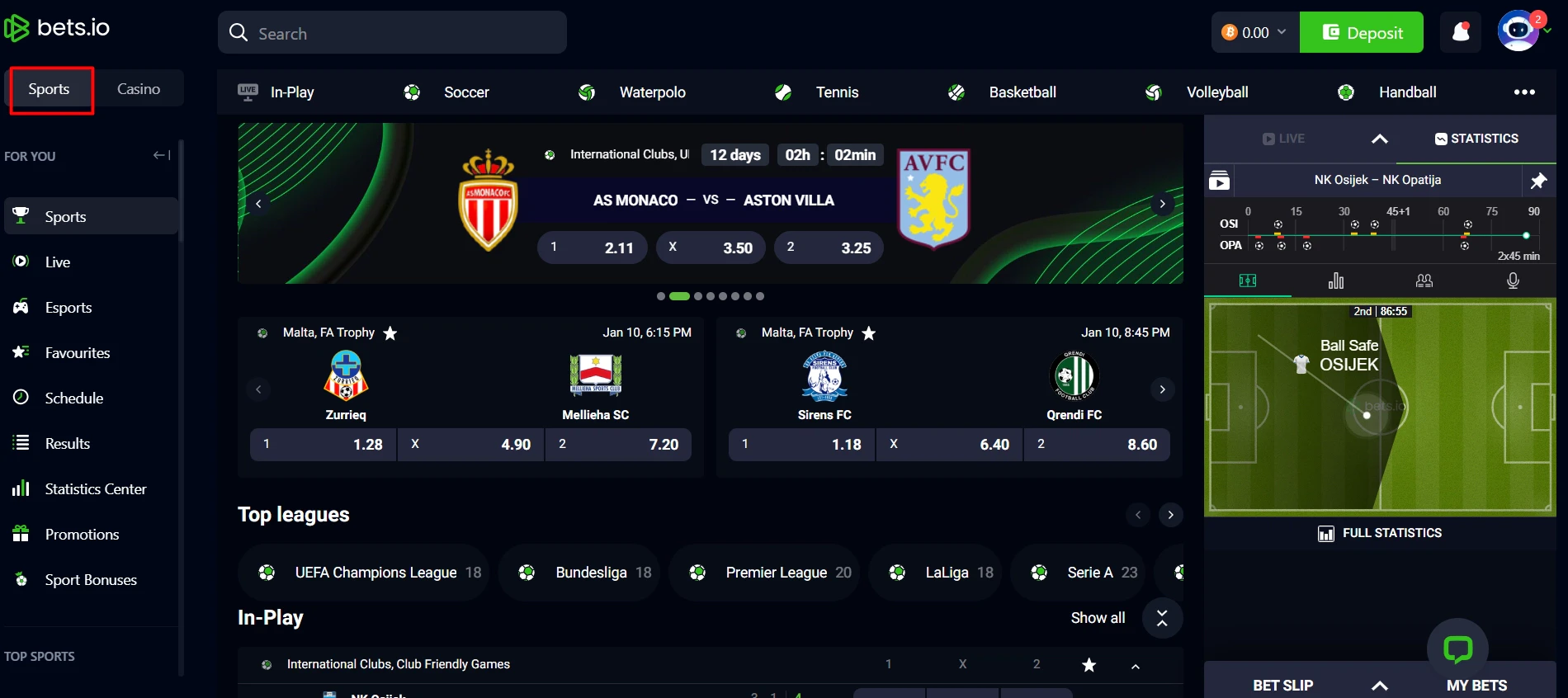 Bets.io Sports Betting
