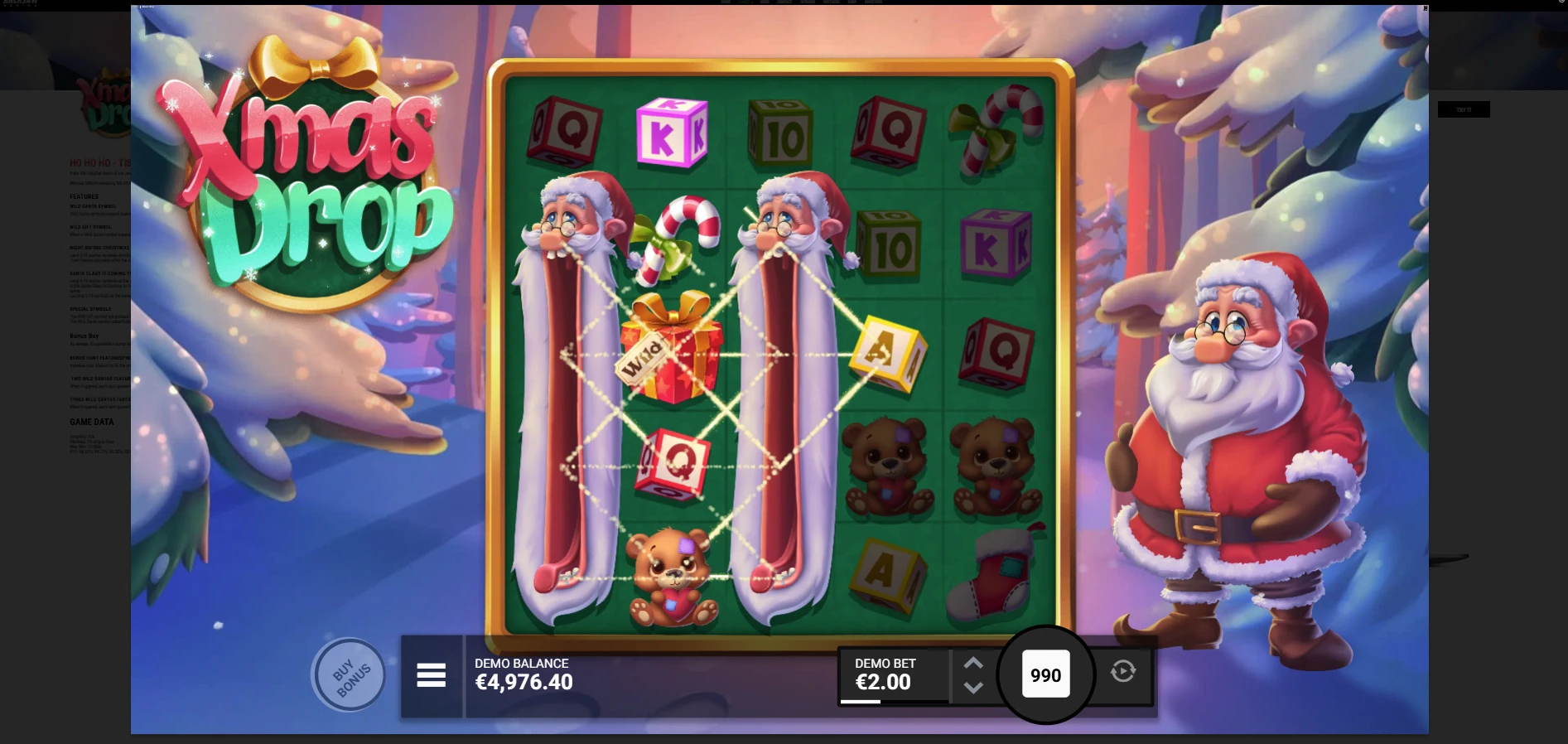 Xmas Drop Feature Symbols