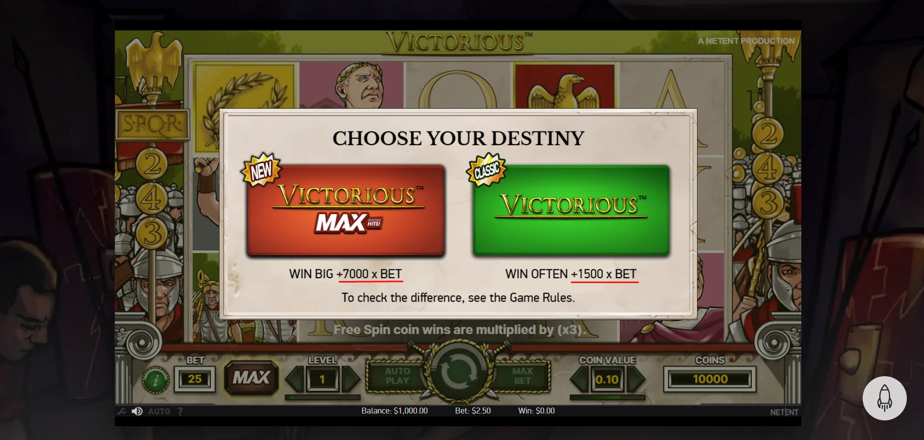 Victorious Classic or Max