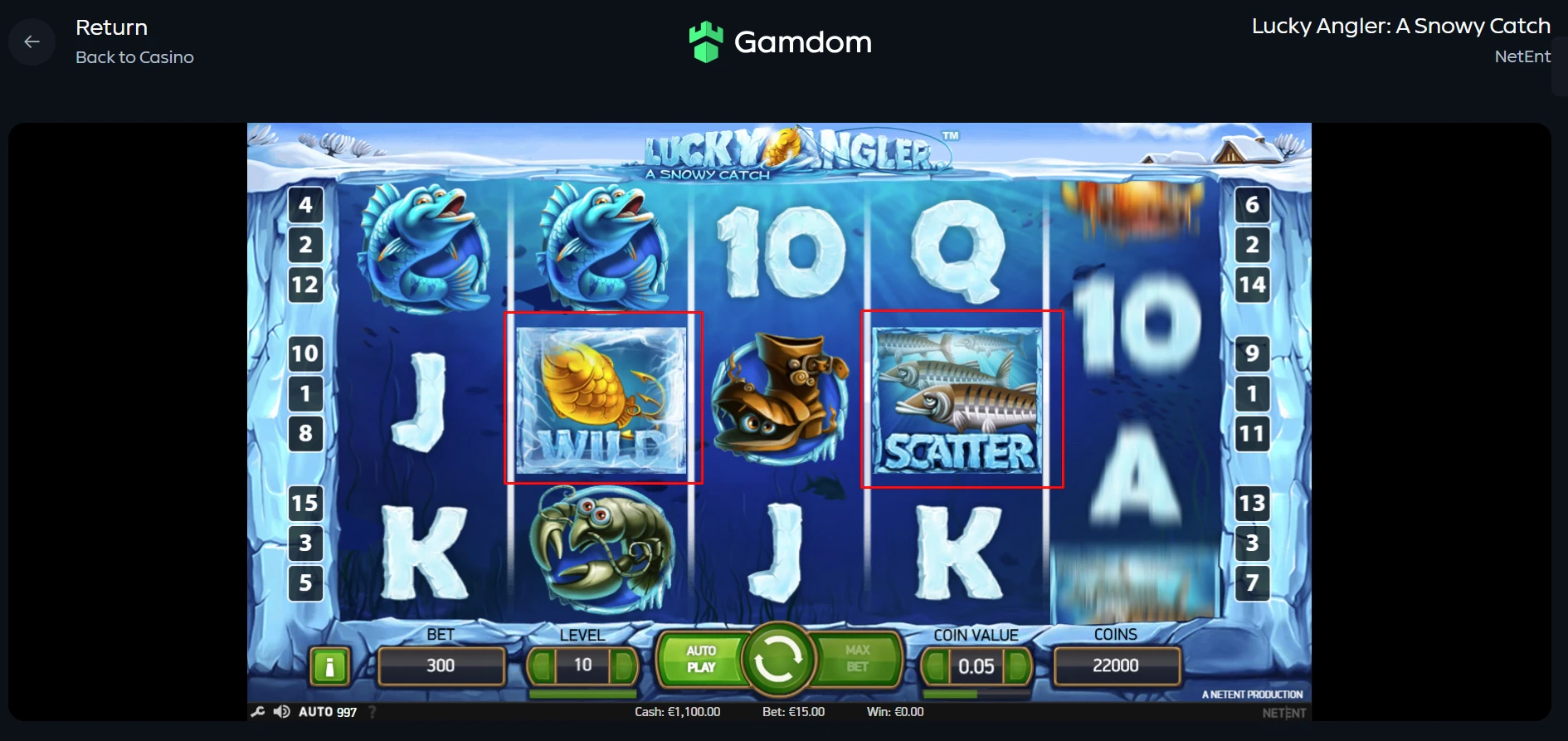 Lucky Angler Special Symbols