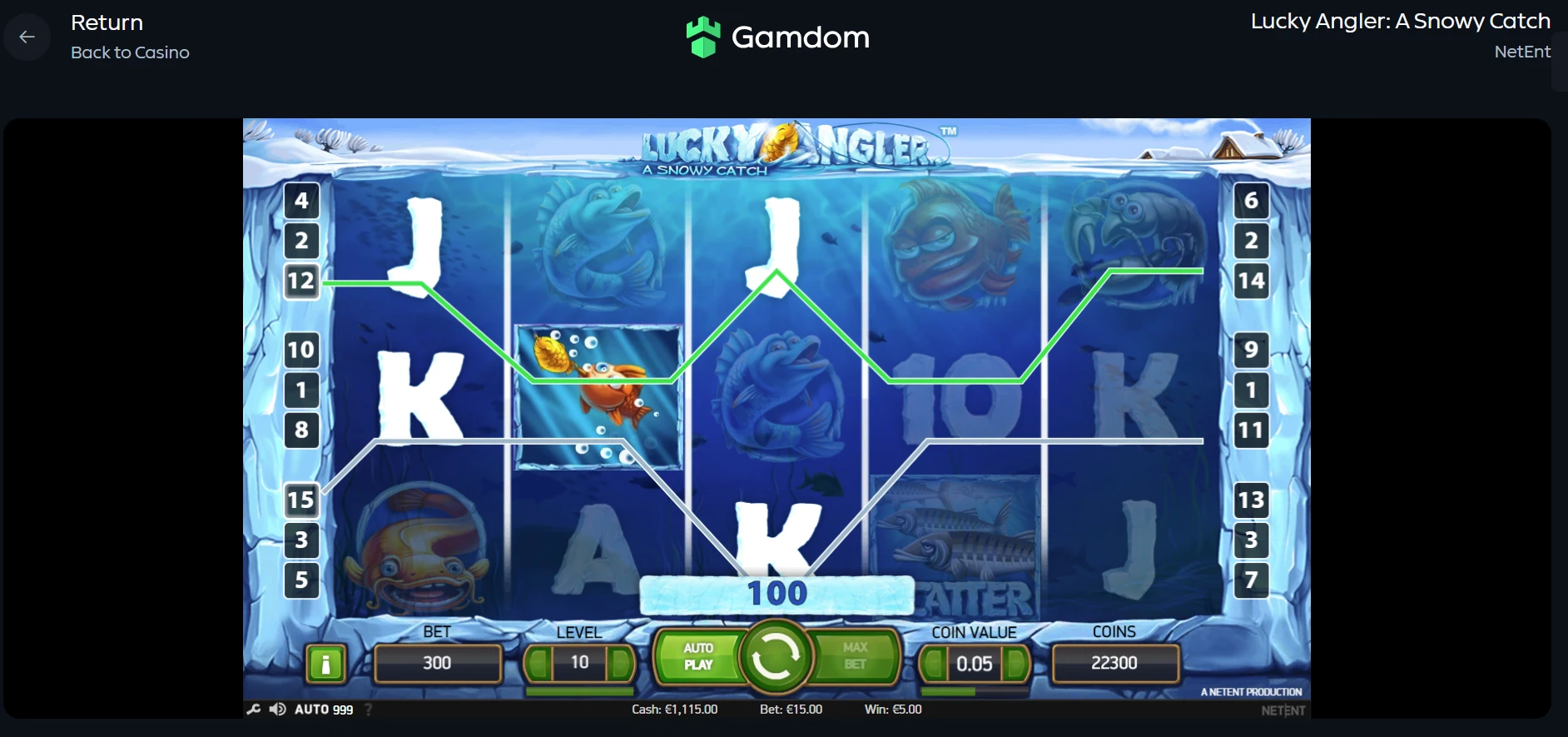 Lucky Angler Win