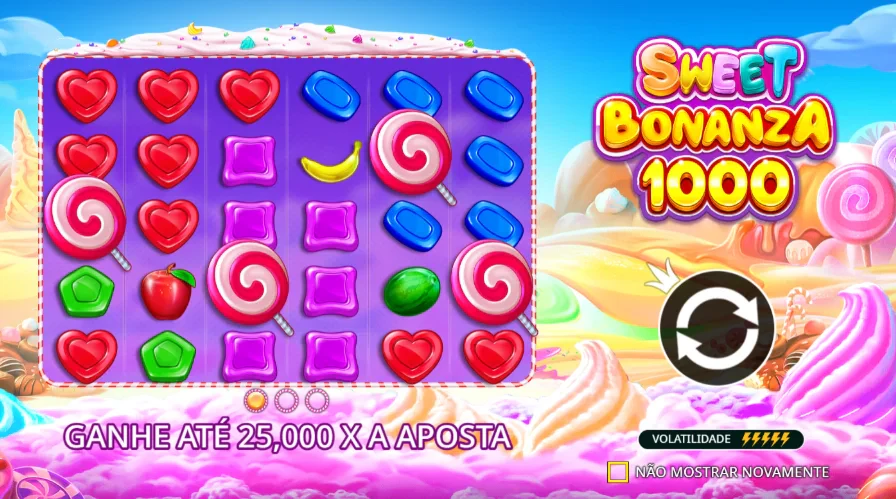 Ao abrir o slot, essa será a tela inicial que você terá.