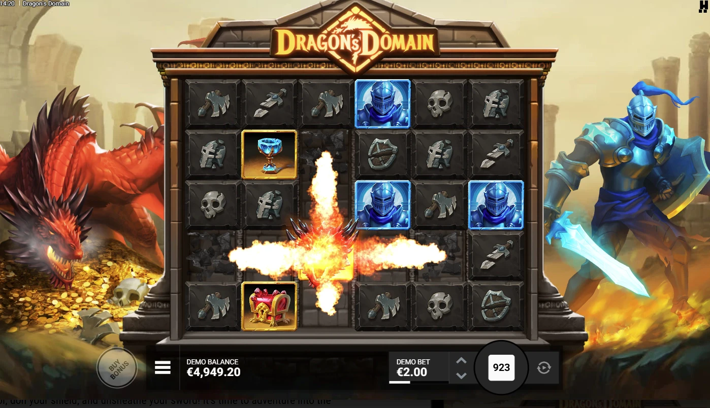 Dragon's Domain Payline