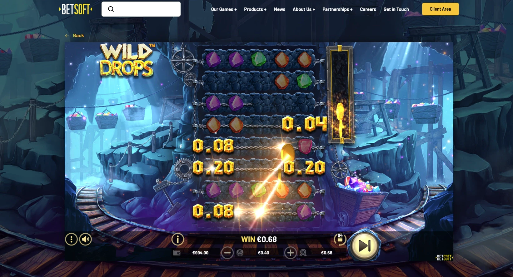 Wild Drops Payline