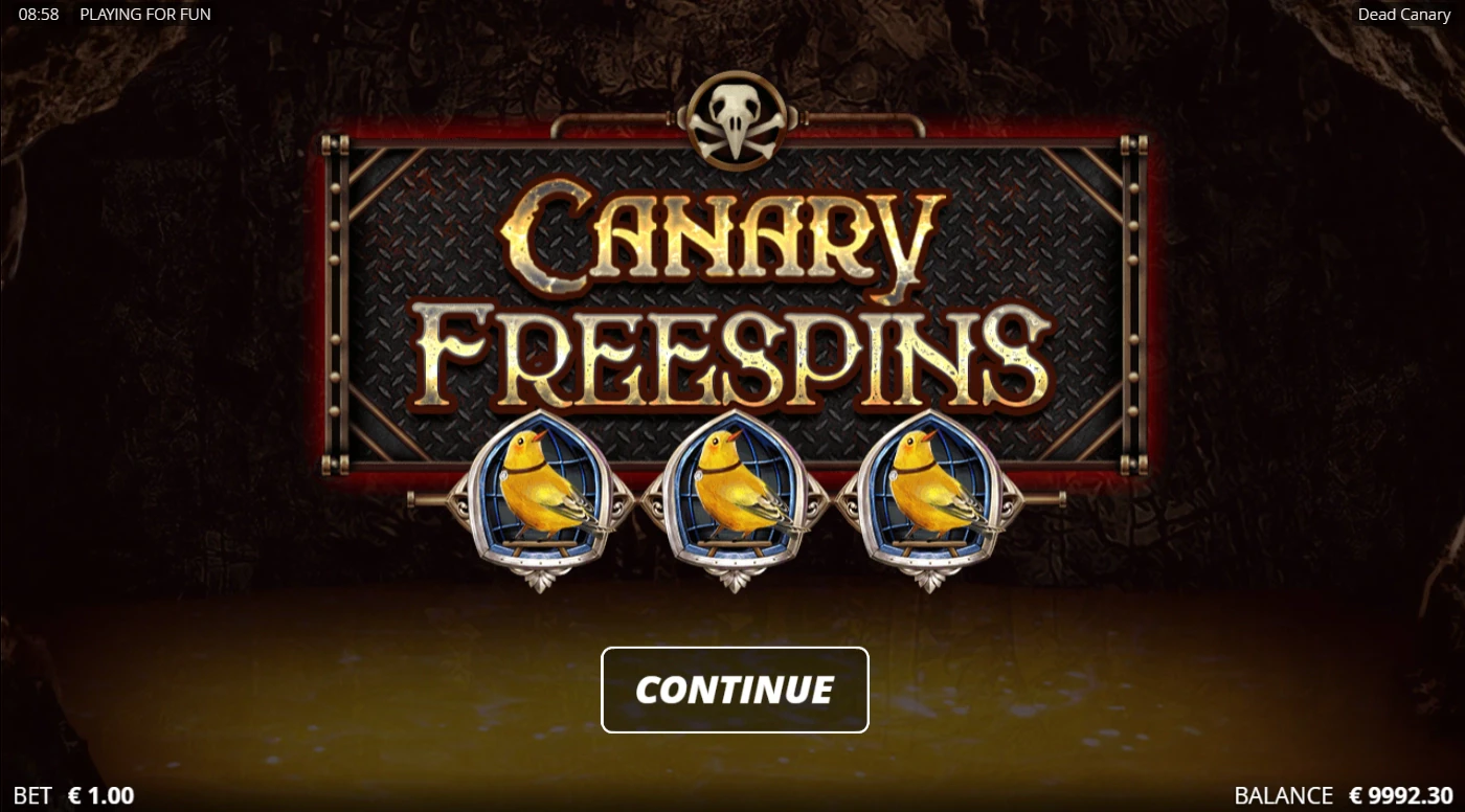 Dead Canary Free Spins
