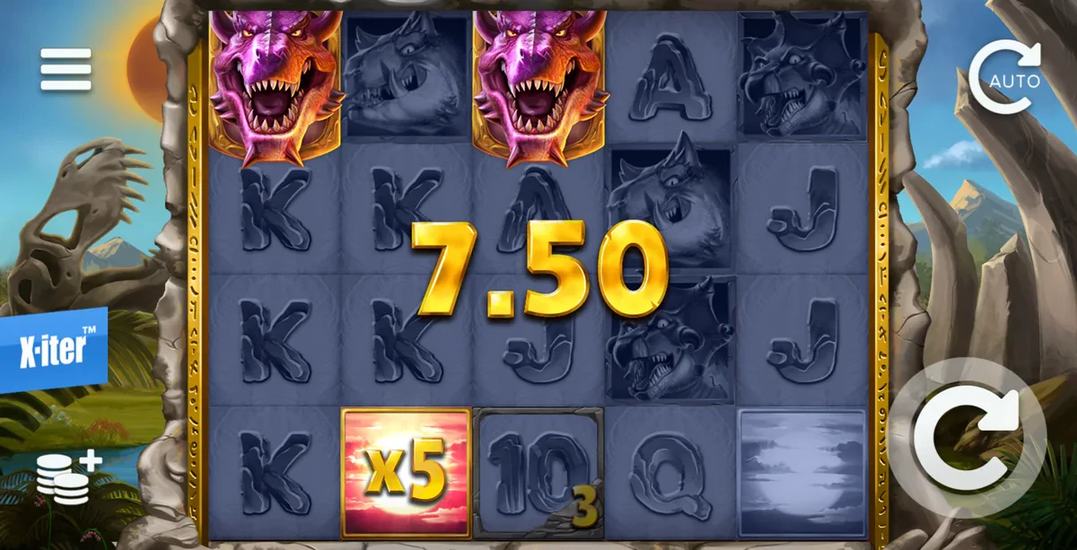wild avec multiplicateur sur rex stampede