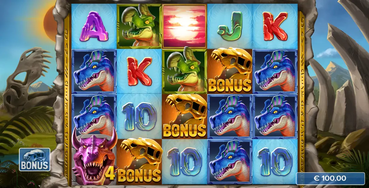 accès aux free spins de rex stampede