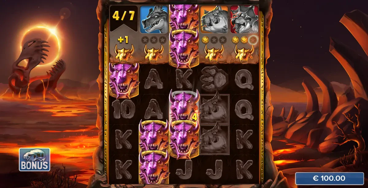 3 jetons rex stampede