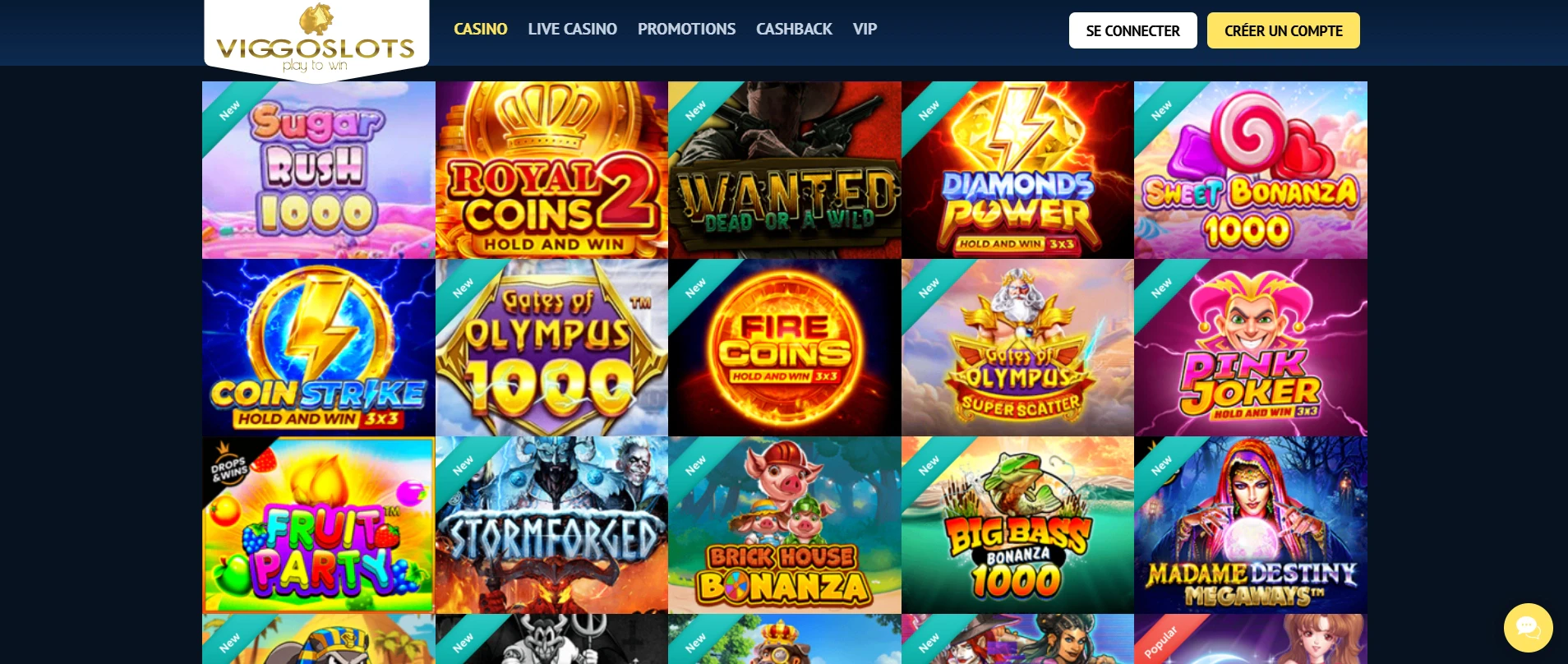 Un catalogue de jeux sans trucages