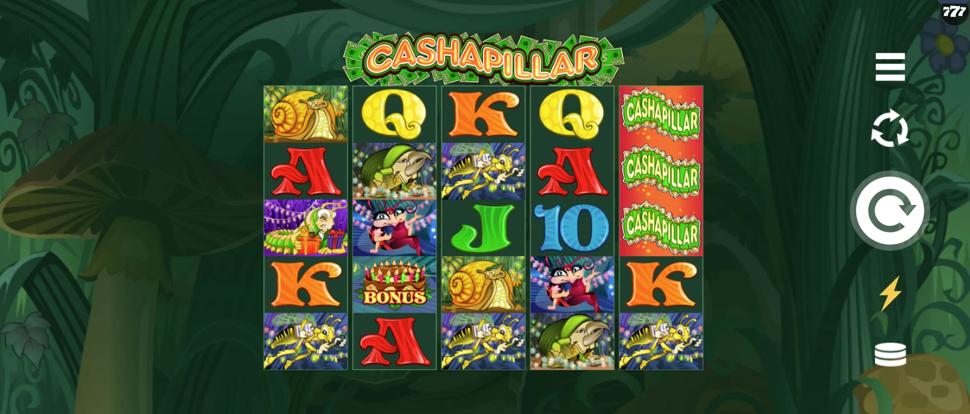 Cashapillar Feature Symbols