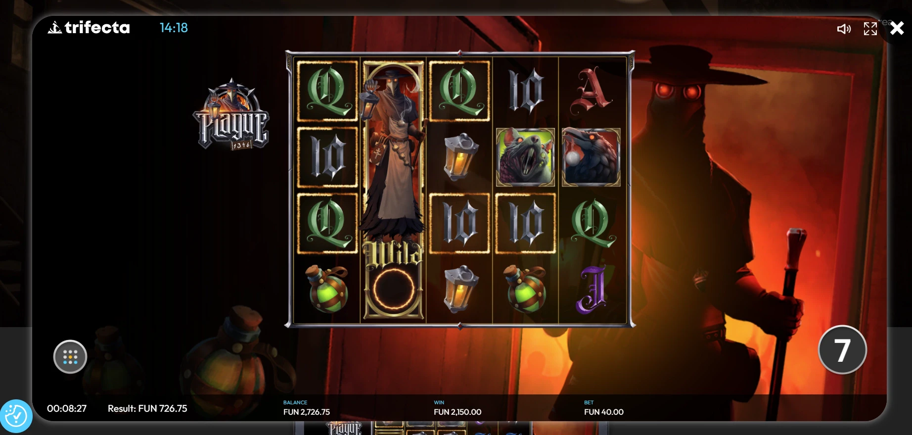 Plague 1346 Bonus Round Wild Symbol