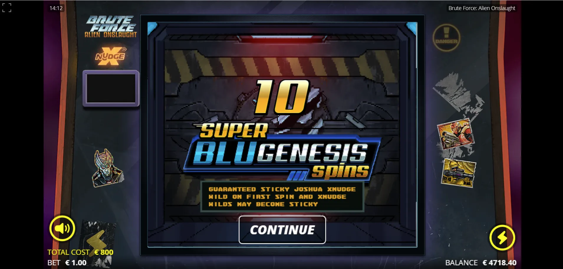 super blu genesis spins