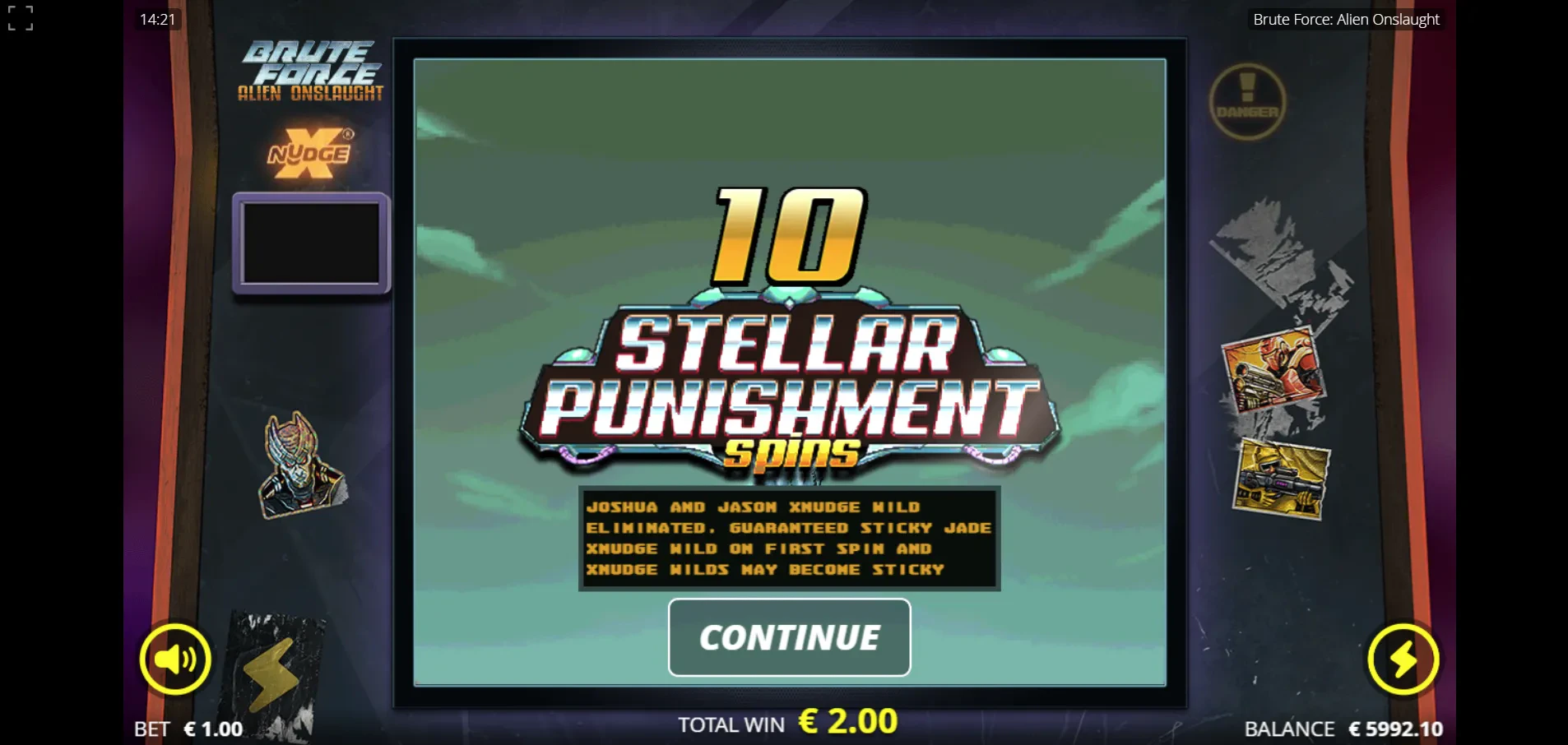 stellar punishment spins