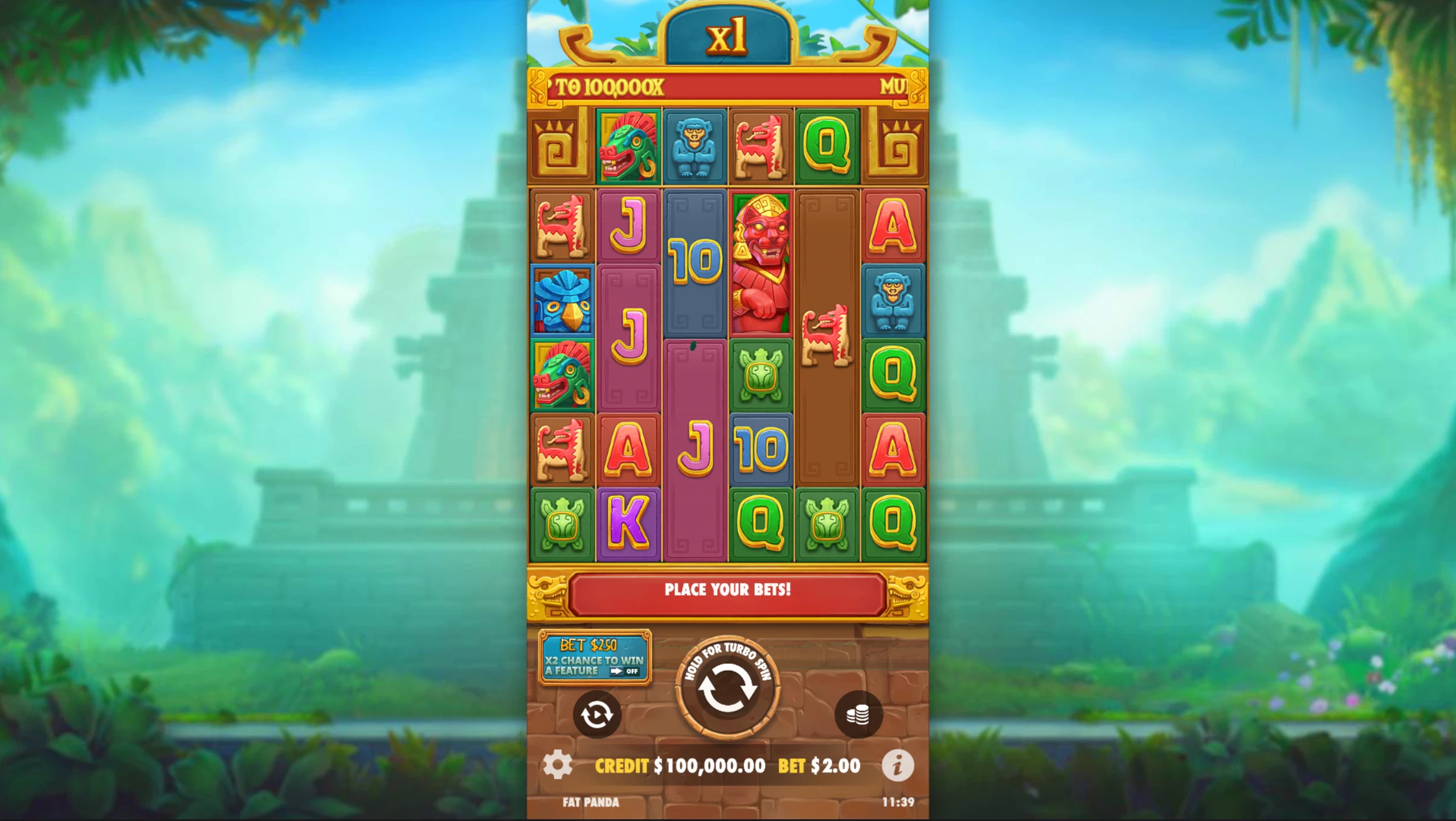 aire de jeu fortune of aztec
