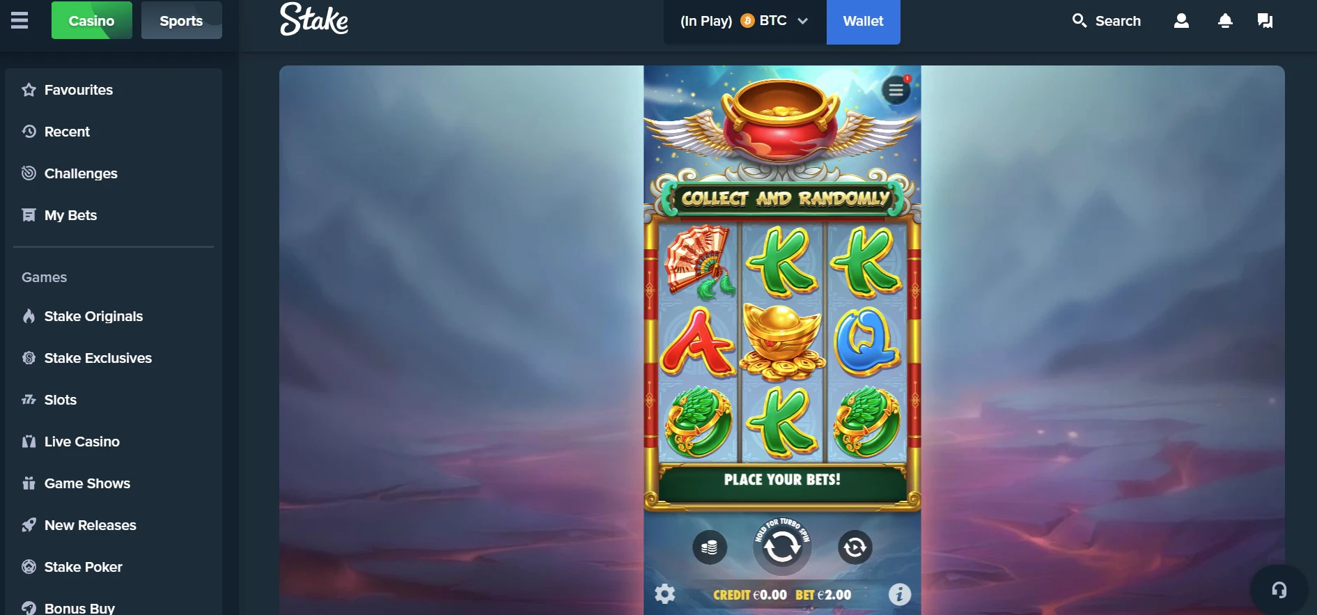 Stake Casino 3 reel slots