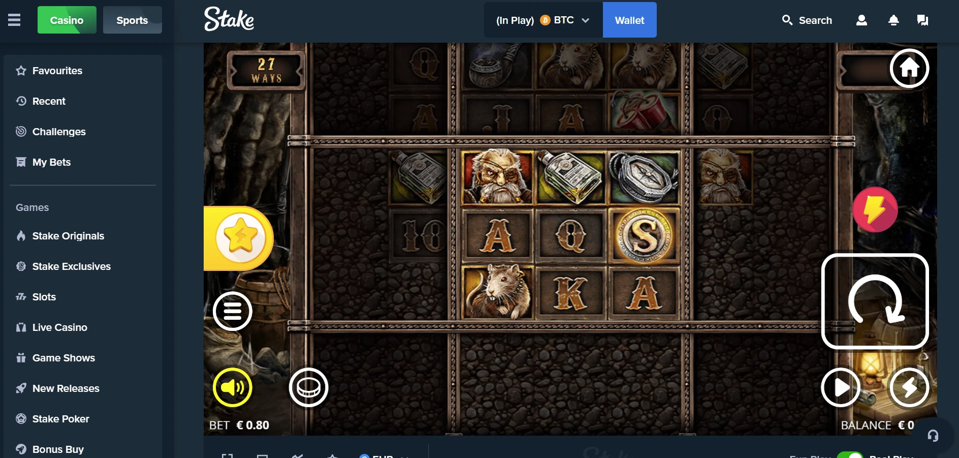 Stake Casino 3 reel slots