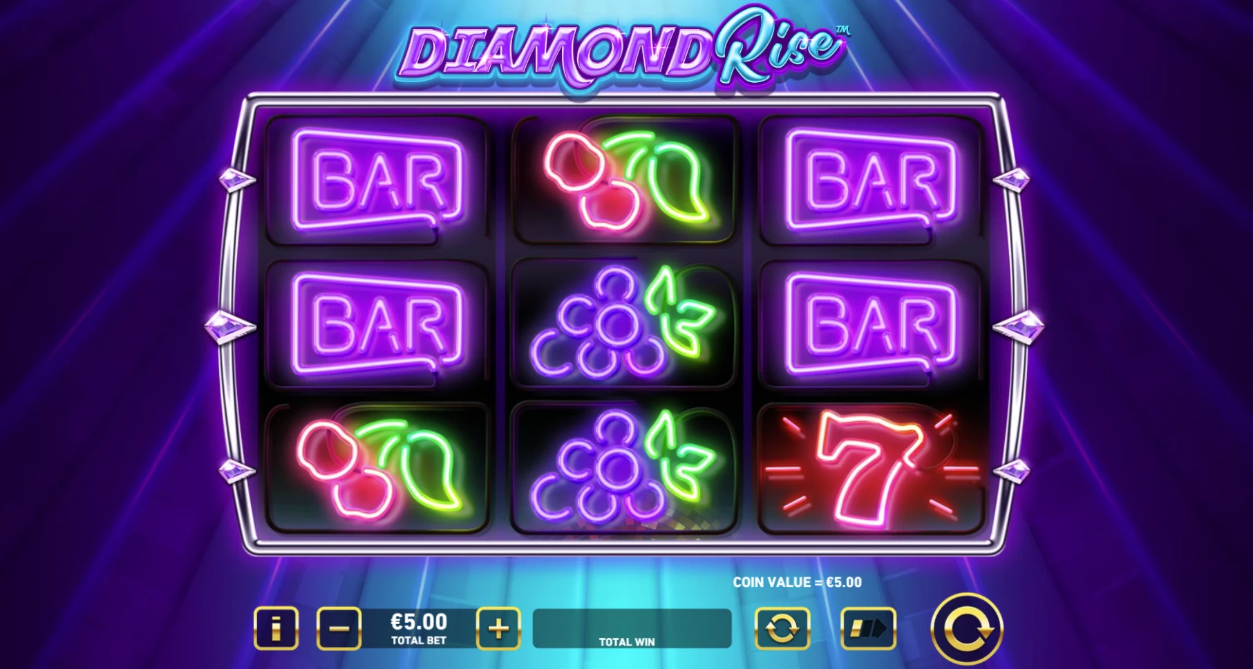 Diamond Rise - 3 reel slot