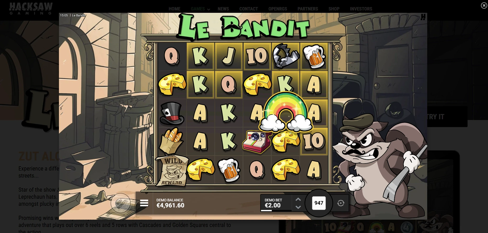Le Bandit Play Options
