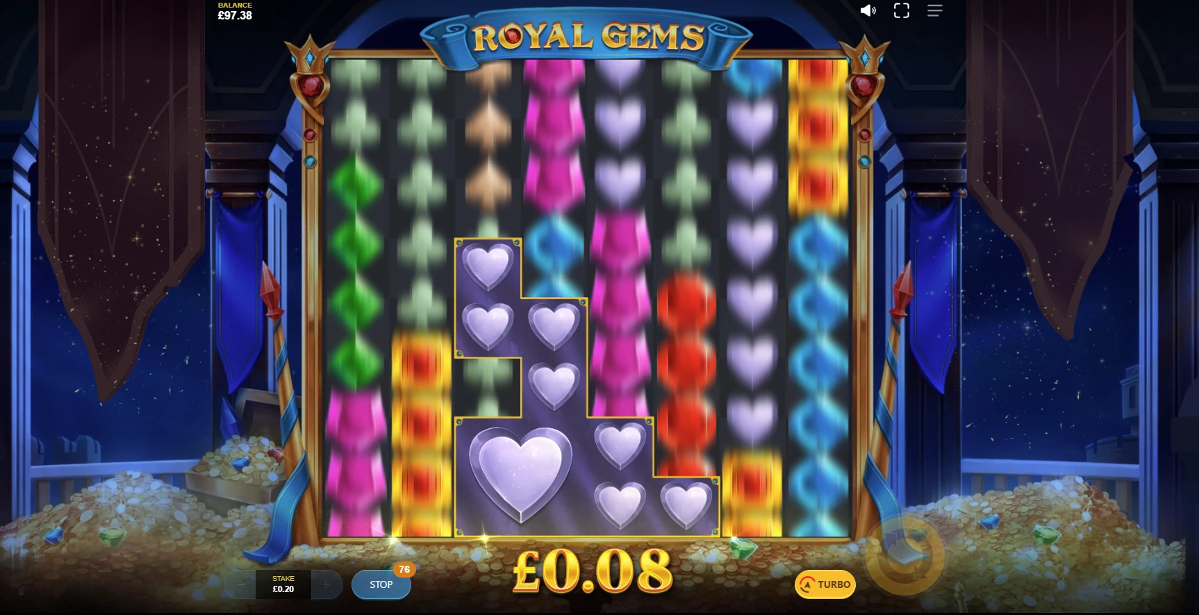 Royal Gems Payout