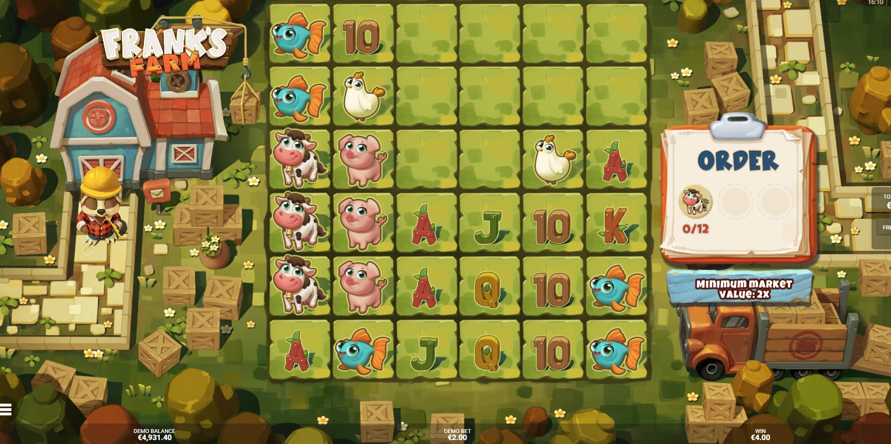 Frank's Farm Bonus Round
