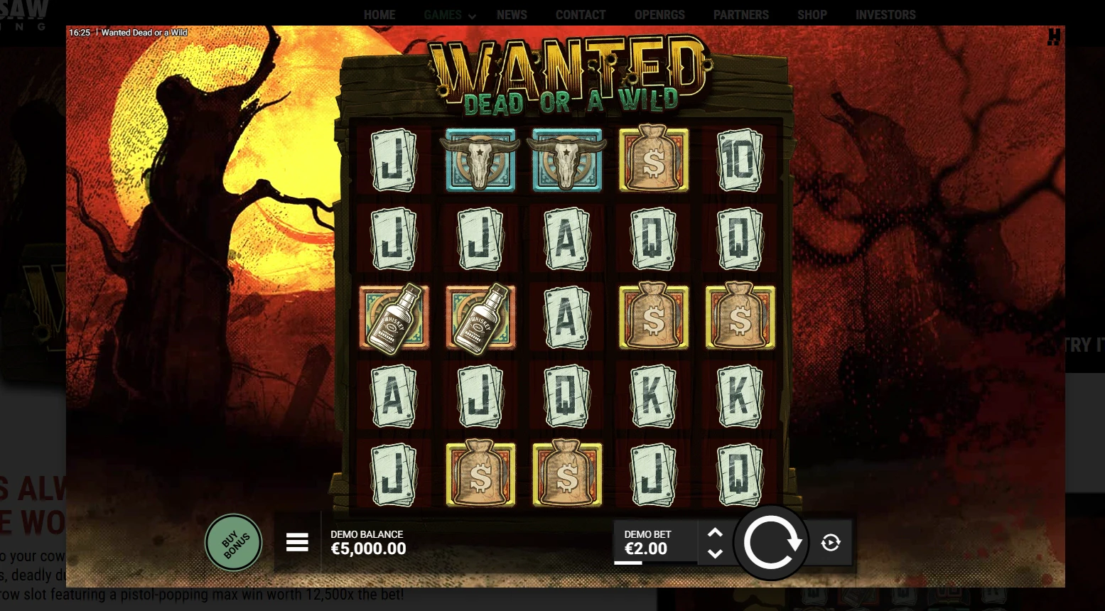Wanted Dead or A Wild by Hacksaw Gaming