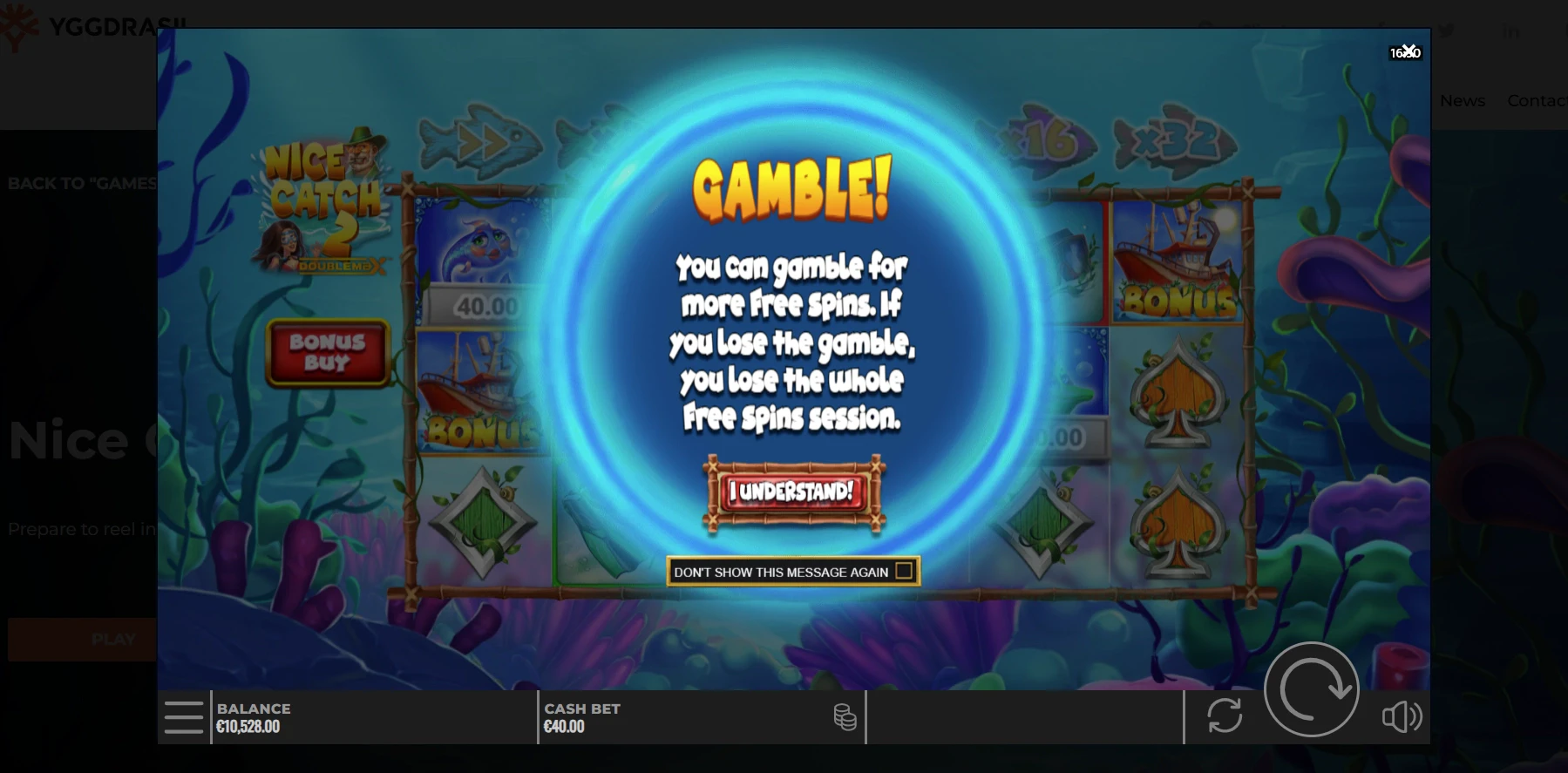 Nice Catch 2 Free Spins