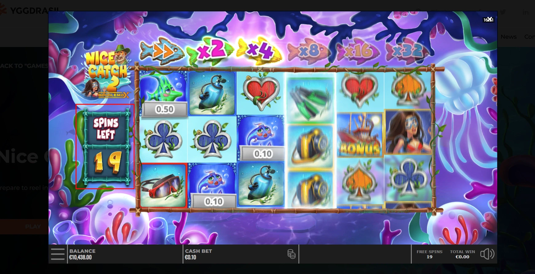 Nice Catch 2 Free Spins