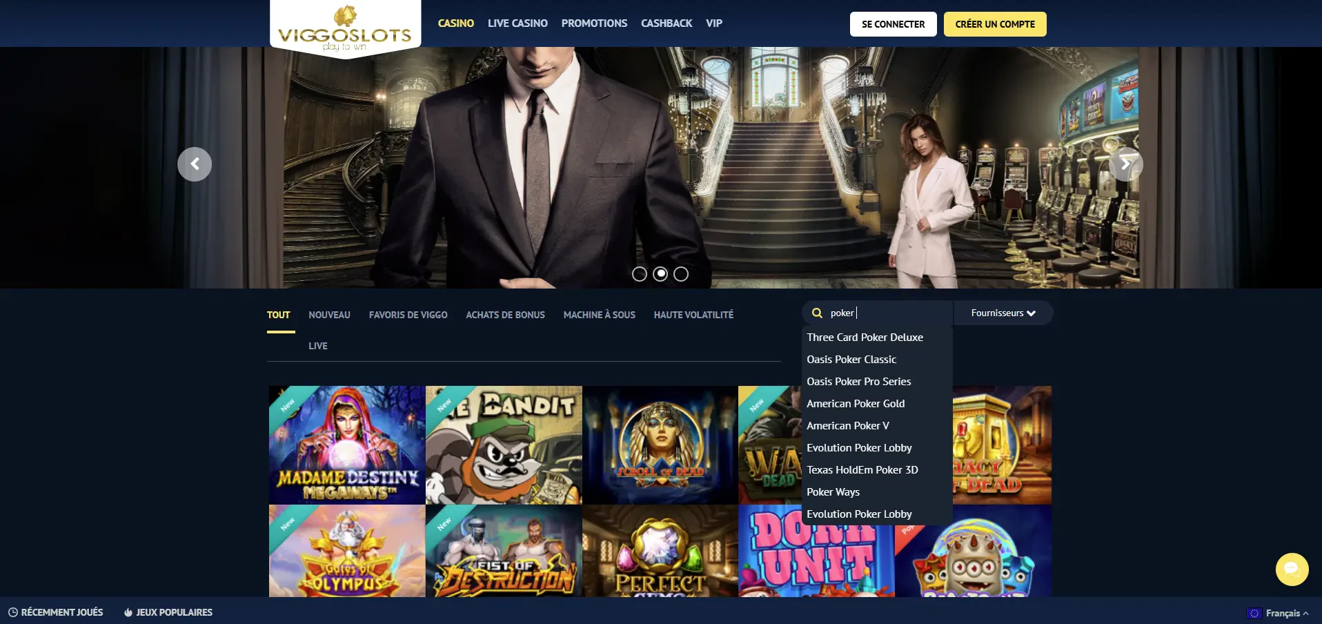 Viggoslots poker