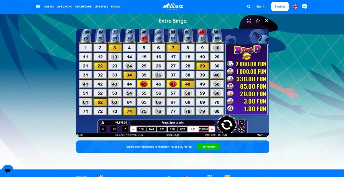 extra bingo