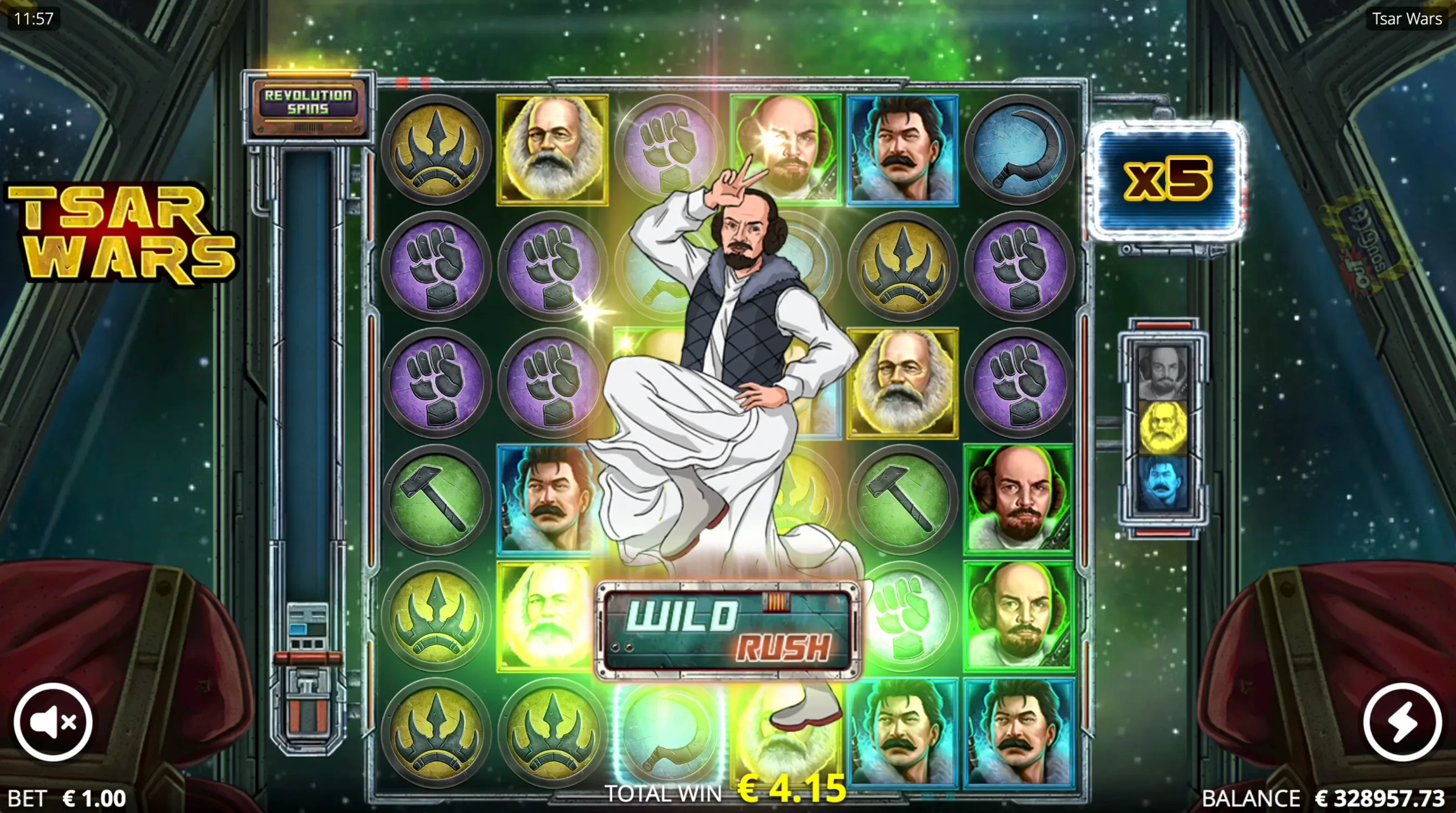 wild rush dans tsar wars