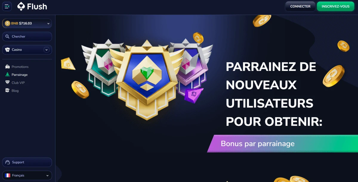 parrainage flush