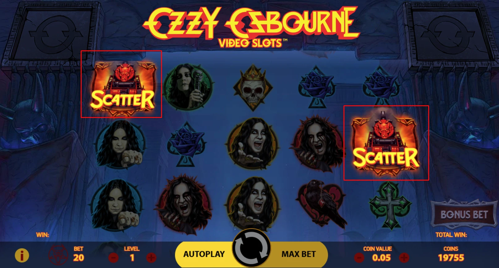 Ozzy Osbourne Scatter Symbols