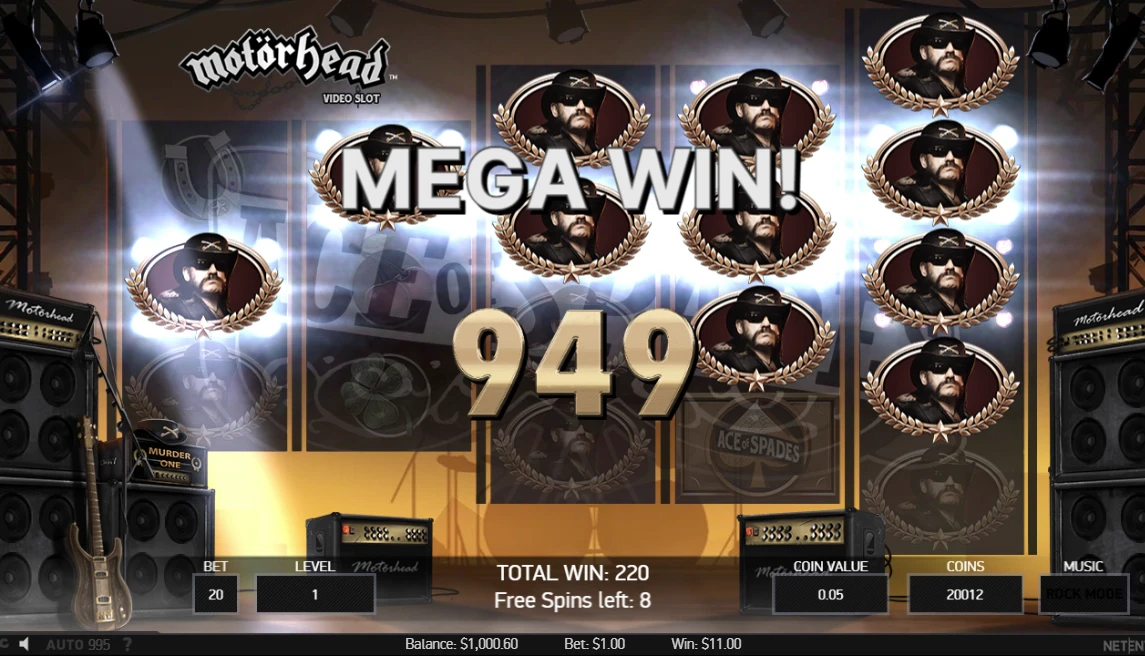 Motorhead Mega Win