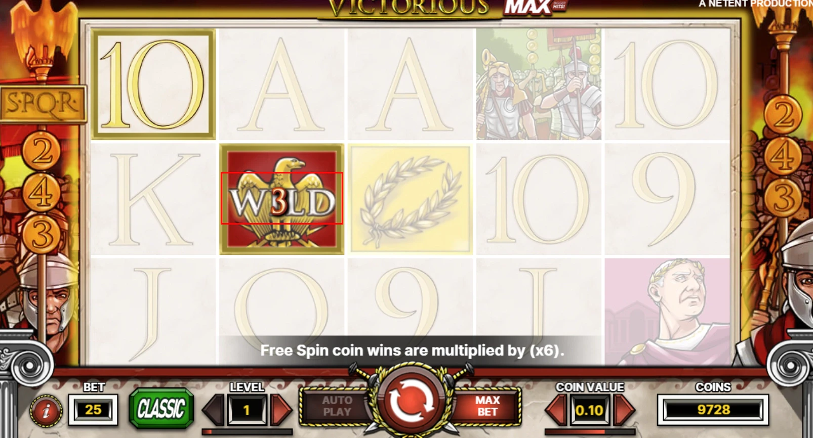 Victorious MAX Wild Symbol