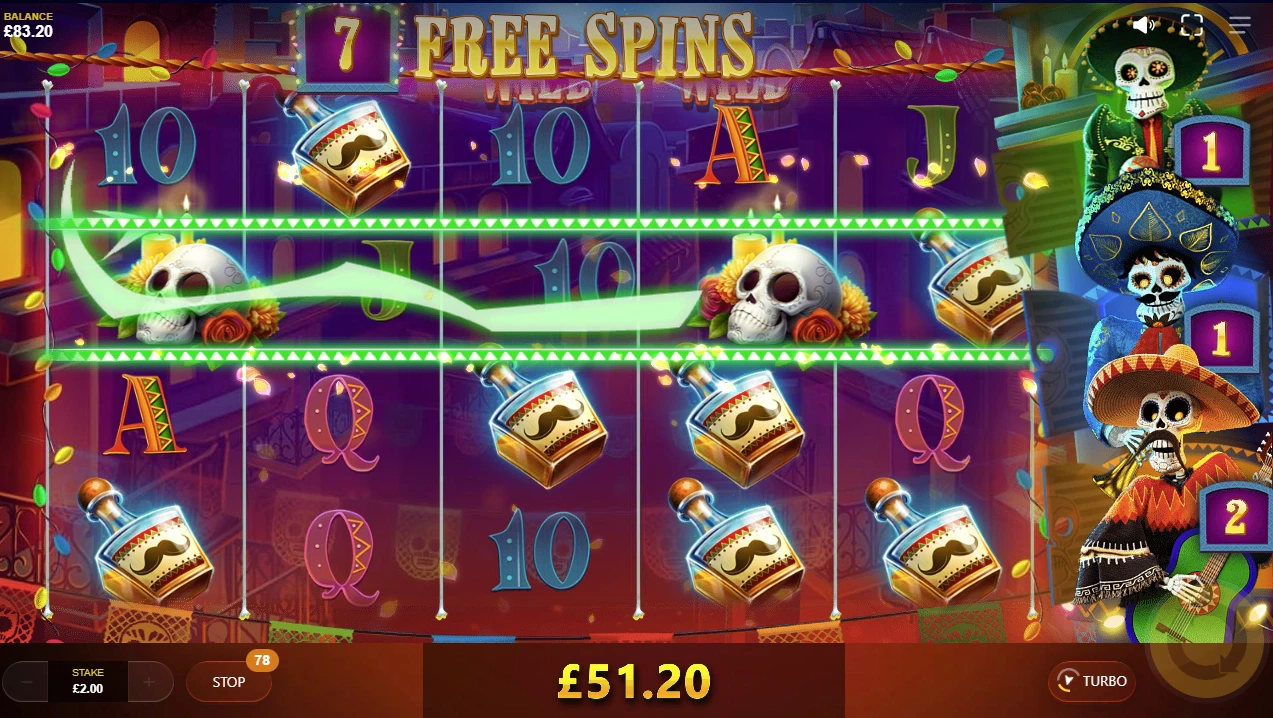 Esqueleto Mariachi Payout