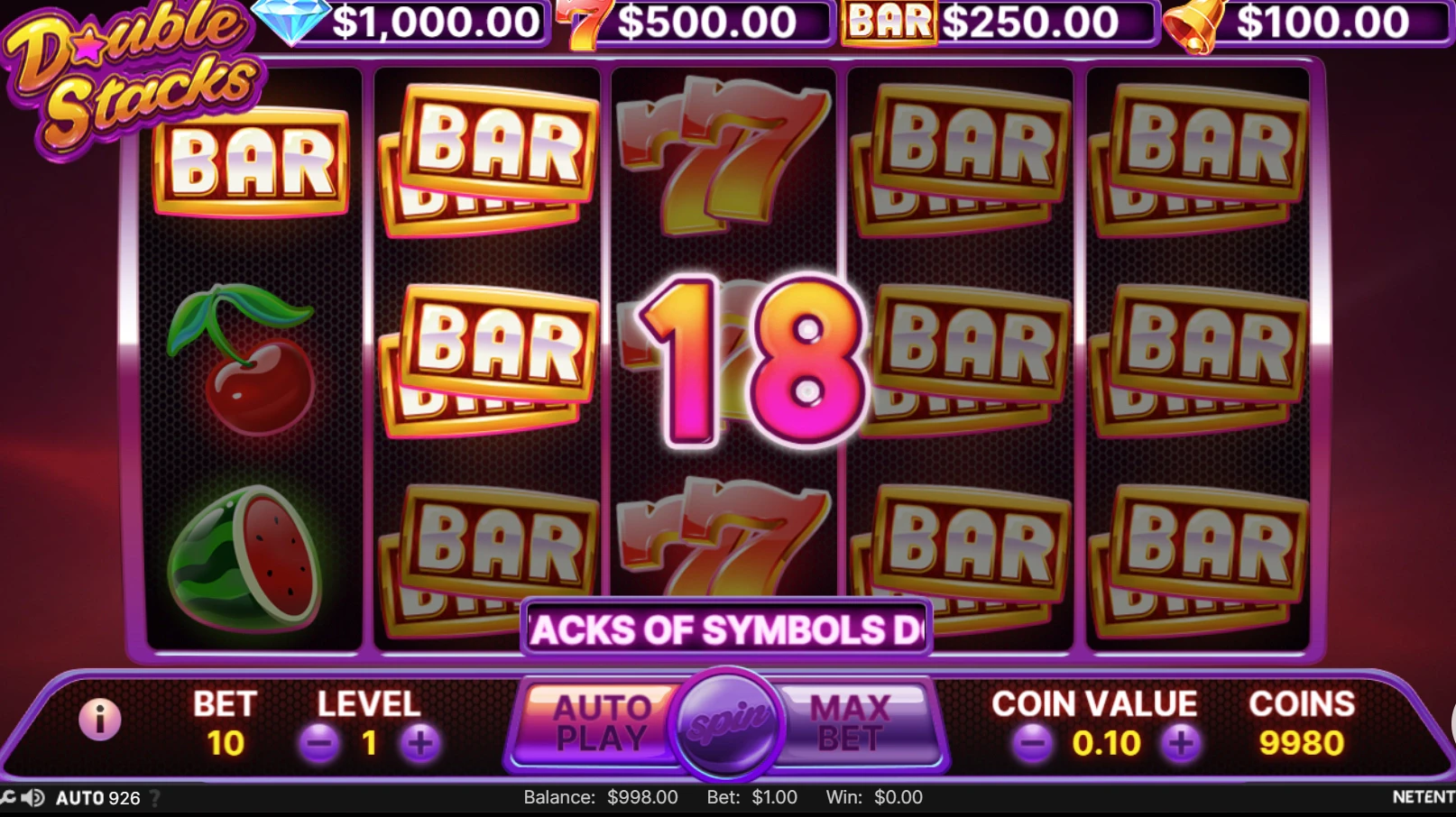 Double Stacks Special Feature