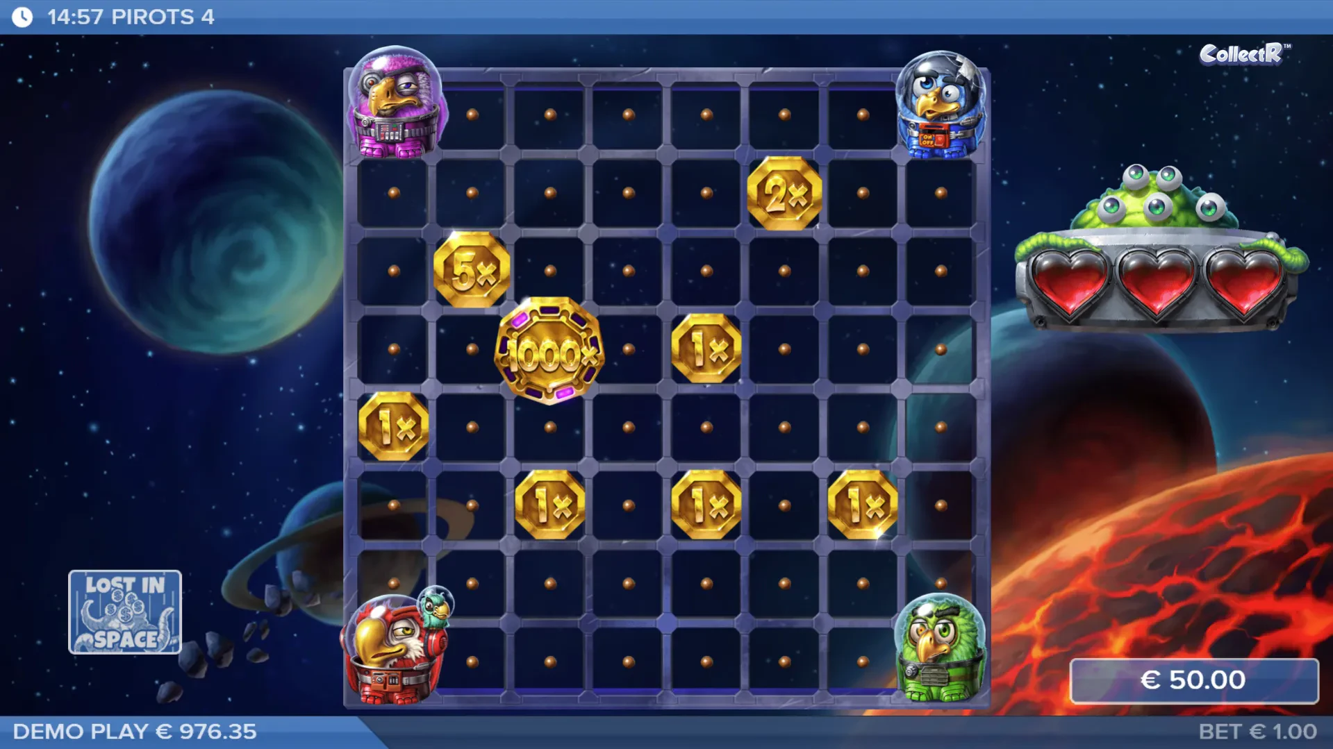 lost in space mini-jeu