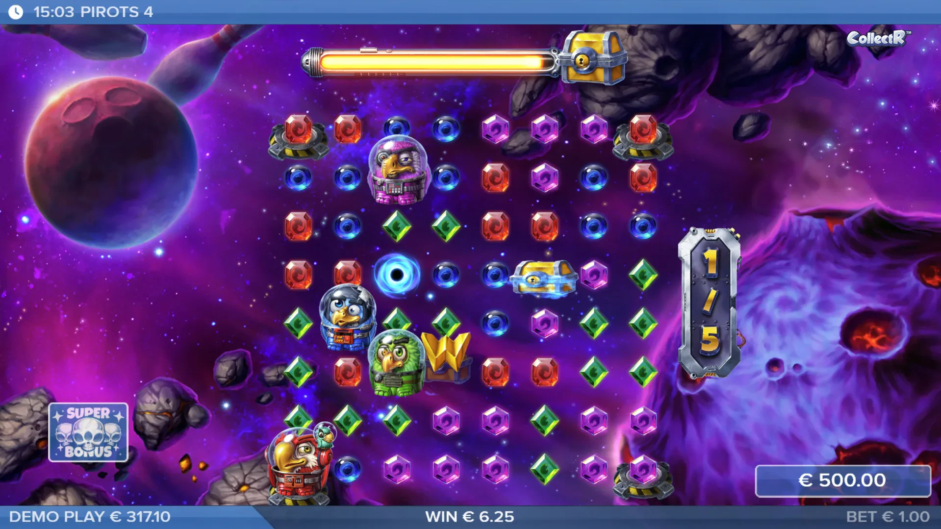 super bonus dans pirots 4