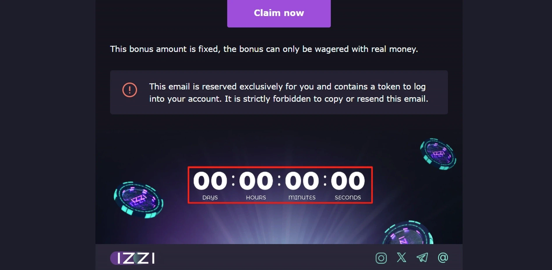 Izzi Bonus Expiry