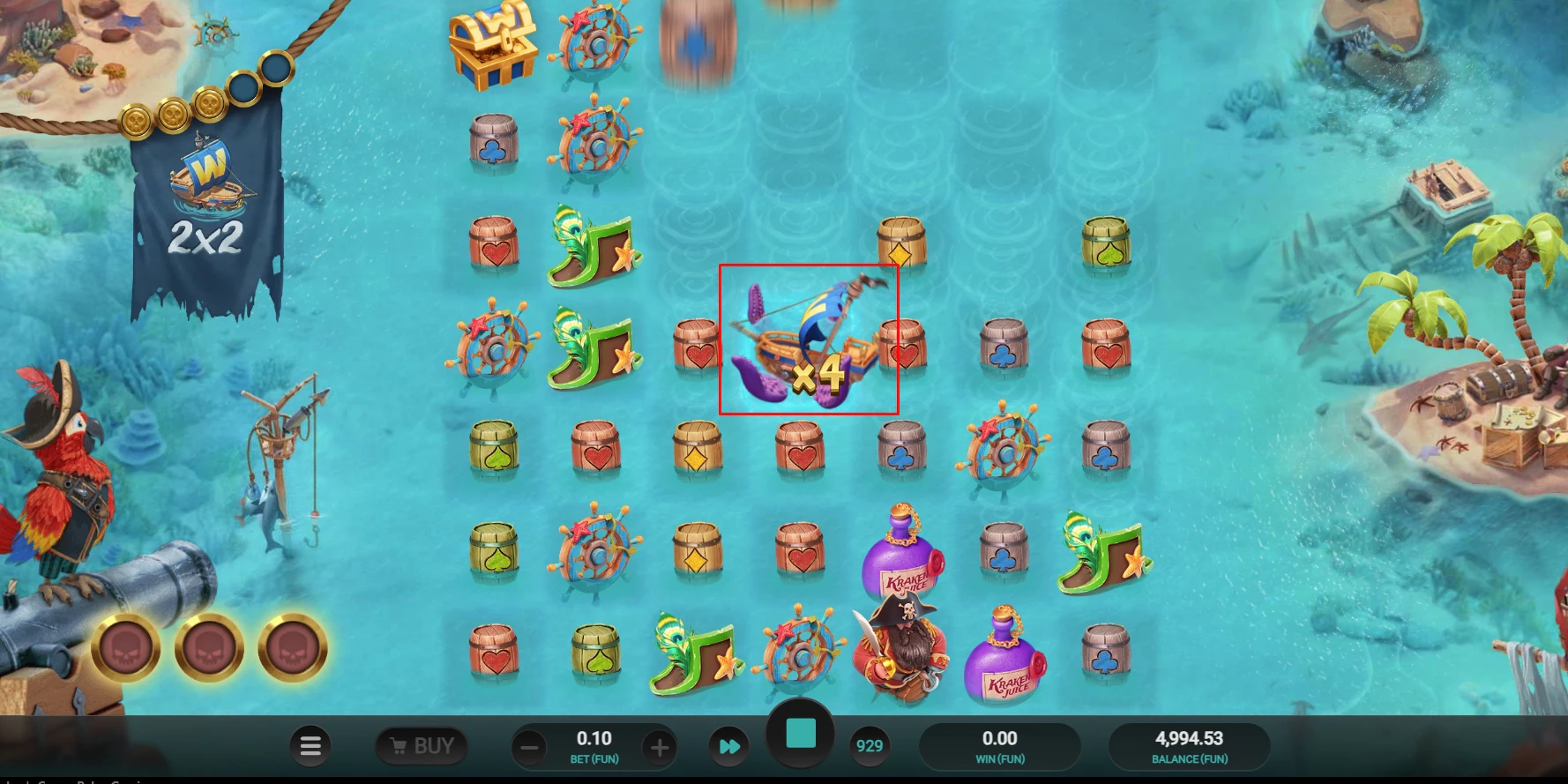 Kraken's Cove Special Features