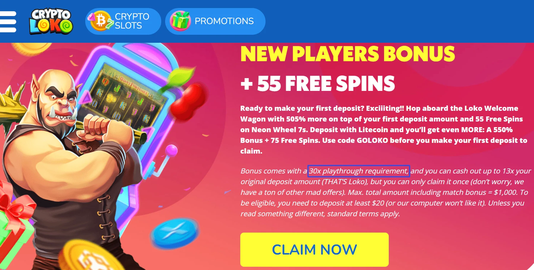 Crypto Loko Wagering